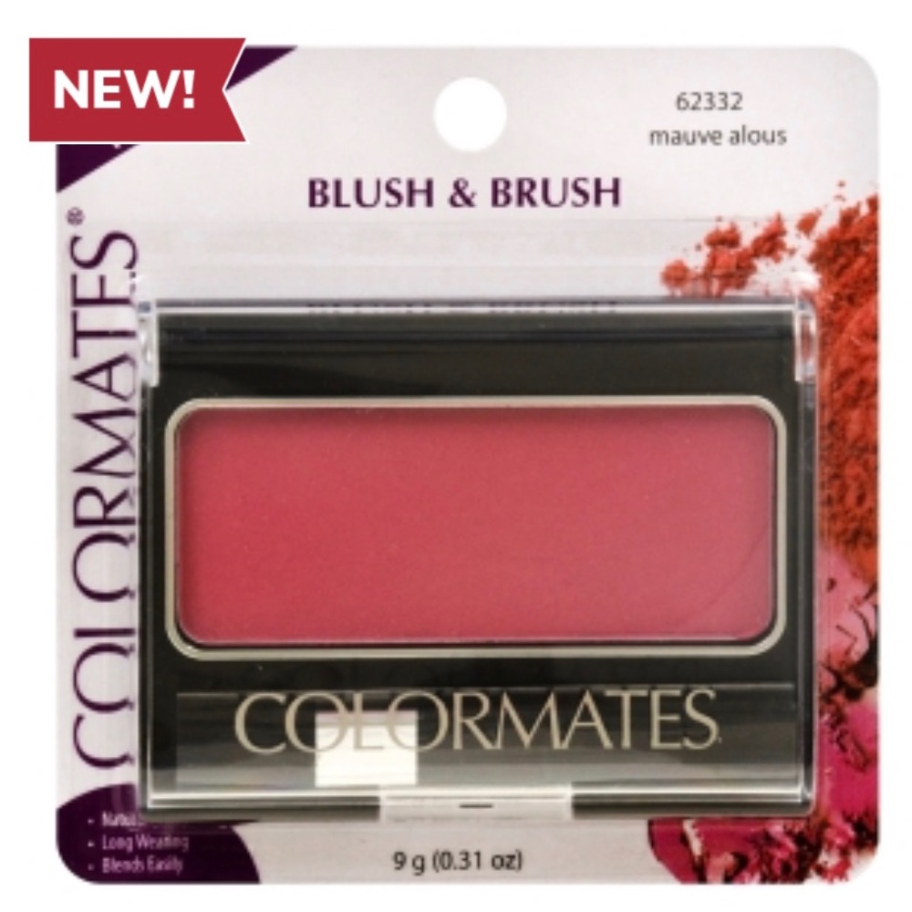 Colormates Mauve Alous Blush & Brush Compacts